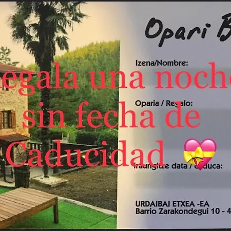 Tatil Evi Urdaibai Etxea Ea